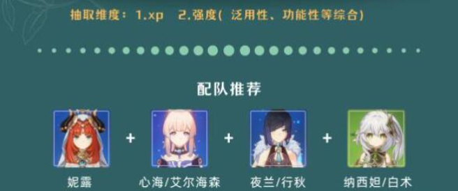 原神4.8妮露要不要抽2