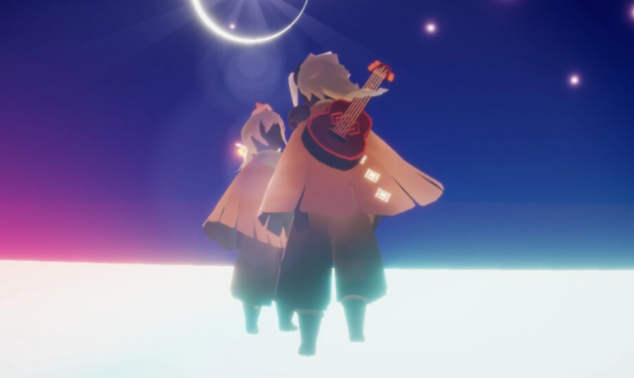 光遇彩虹桥魔法怎么站上去2