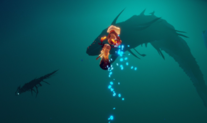 光遇深海纪如何触发巨型怪物3