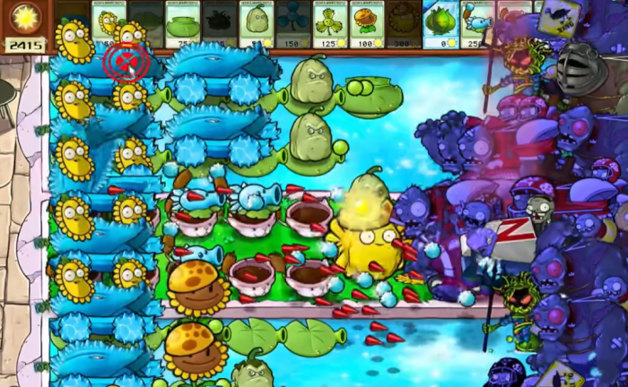 植物大战僵尸杂交版寒冰加农炮3怎么打2