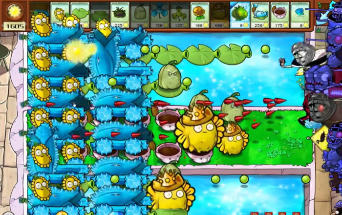 植物大战僵尸杂交版寒冰加农炮3怎么打3