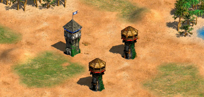 帝国时代2箭塔放什么兵种好1