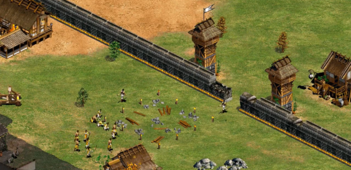 帝国时代2箭塔放什么兵种好2