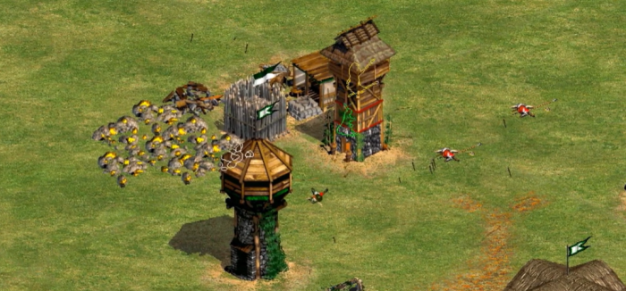 帝国时代2箭塔放什么兵种好3