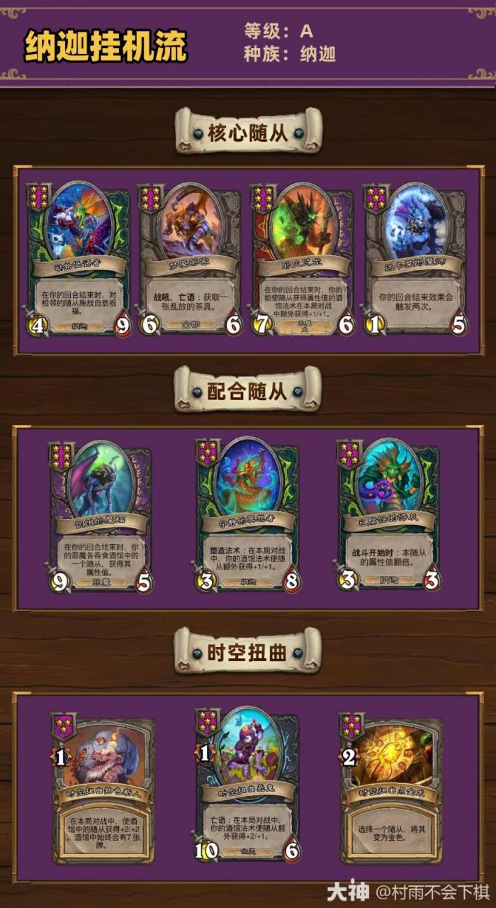 炉石传说34.2.2酒馆战棋纳迦挂机流玩法攻略1
