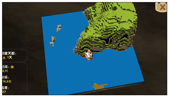 迷你世界丰富地貌地形码20261