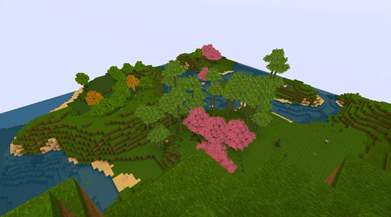 迷你世界竹林地形码20262