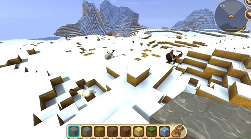 迷你世界冰原地形码20261