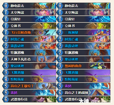 炉石传说穿越时间流打脸萨卡组代码分享1