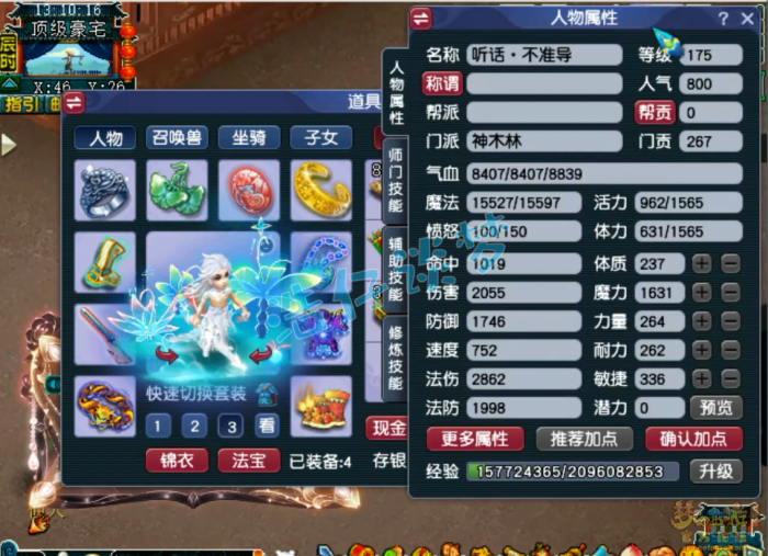 梦幻西游竞速神木林装备展示图175级1