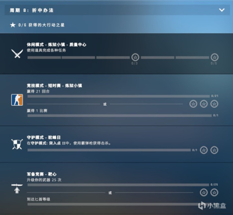 CSGO激流大行动第八周任务是什么1