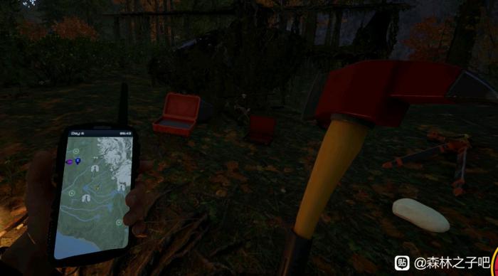 森林之子消音器在哪1