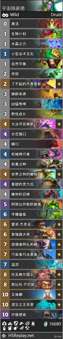 《炉石传说》宇宙德卡组推荐3