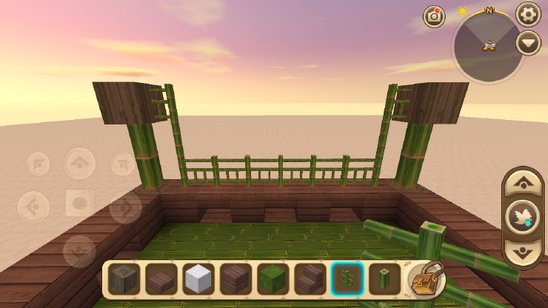 《迷你世界》竹楼建造教程21