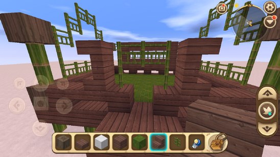 《迷你世界》竹楼建造教程28