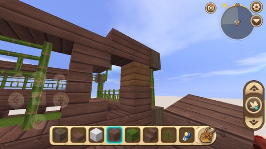 《迷你世界》竹楼建造教程30