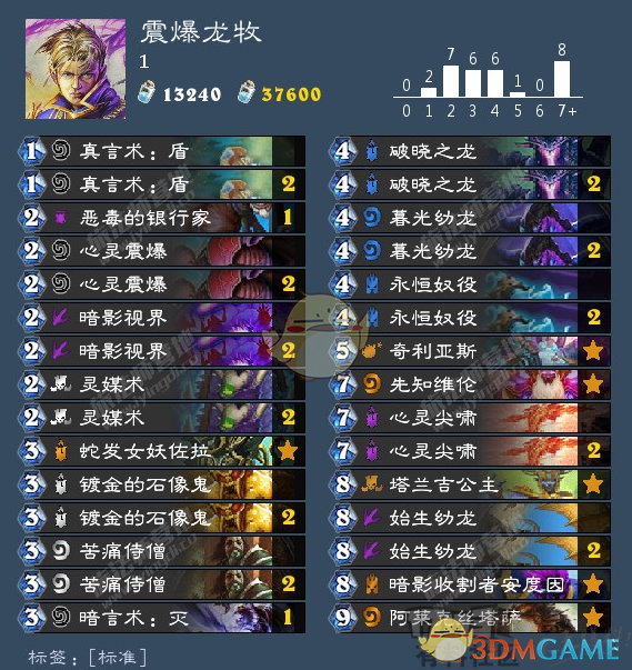 《炉石传说》拉斯塔哈的大乱斗核爆牧卡组攻略10