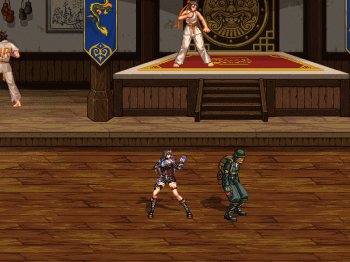 DNF女街霸重做技能演示1