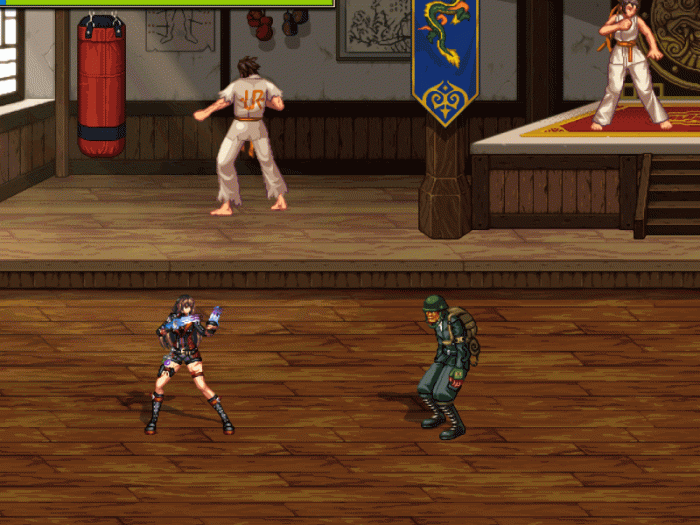 DNF女街霸重做技能演示5