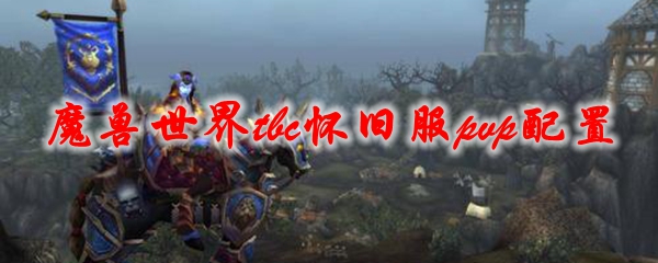 《魔兽世界》tbc怀旧服pvp配置1
