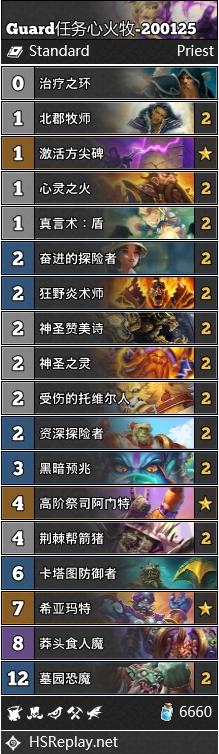 《炉石传说》巨龙降临任务心火牧卡组攻略1