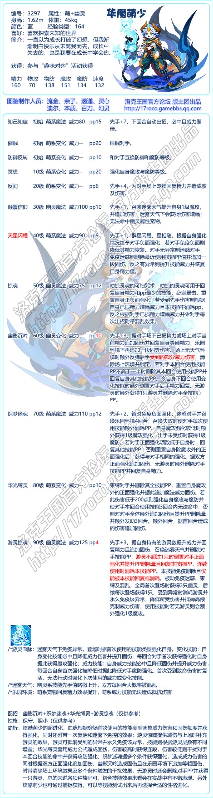 洛克王国华魇萌少技能搭配1