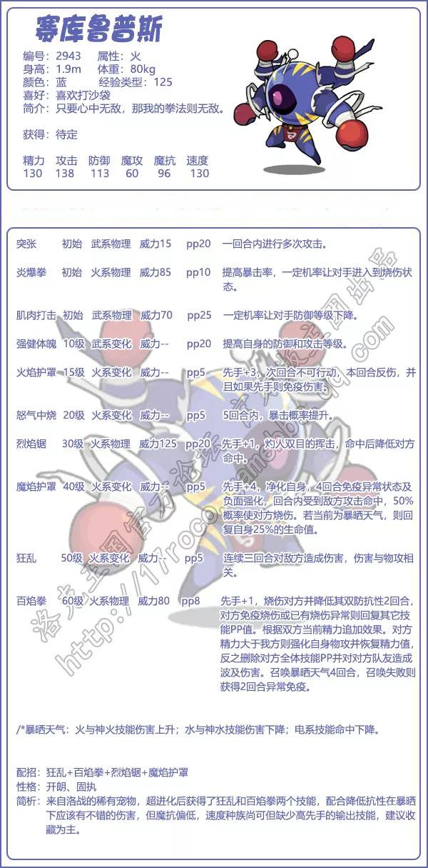 洛克王国赛库鲁普斯技能搭配1