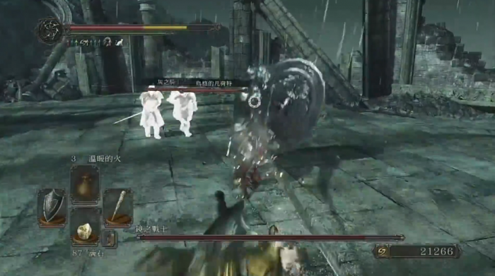 黑暗之魂2镜之战士怎么打1