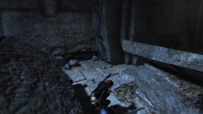 古墓丽影怎么躲避石头2