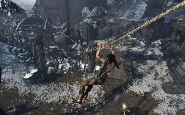 古墓丽影怎么躲避石头3