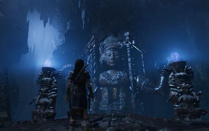 古墓丽影暗影雕像怎么过1