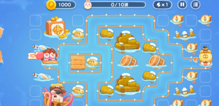 保卫萝卜4阿波尼克号45怎么过1