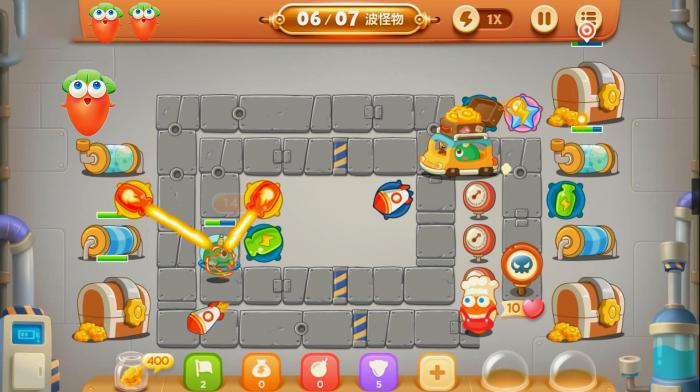 保卫萝卜支线关卡d14关怎么过2