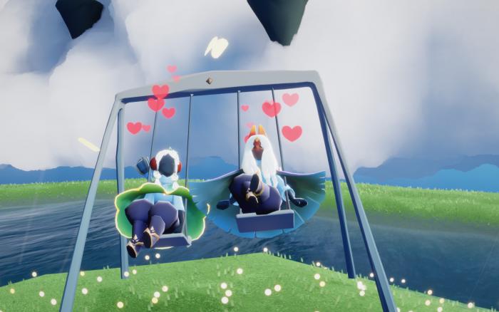 光遇情人节秋千怎么收回1