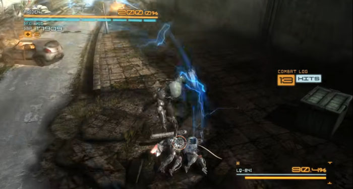 合金装备崛起复仇刃狼怎么打1