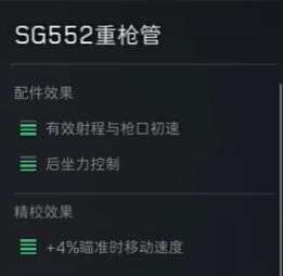三角洲行动sG552配件选择什么好7