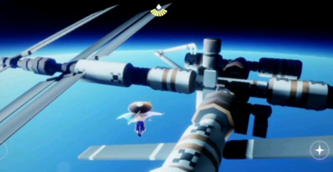 光遇如何遁地去太空站3