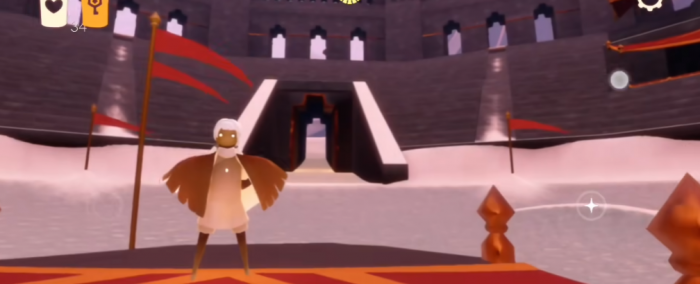 光遇霞谷中间那个先祖怎么点3