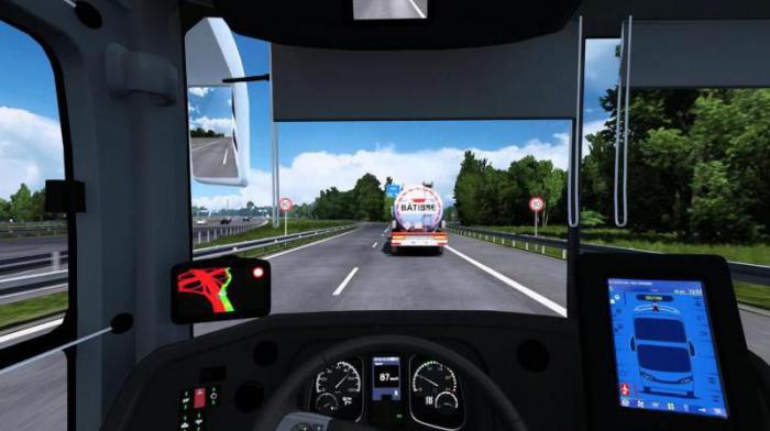 欧洲卡车模拟2如何放大导航屏幕航2