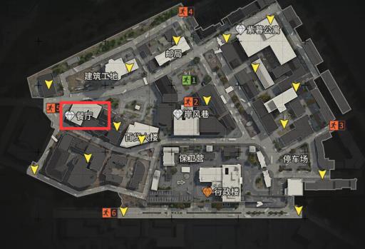 暗区突围军港旅馆钥匙房位置在哪里?1