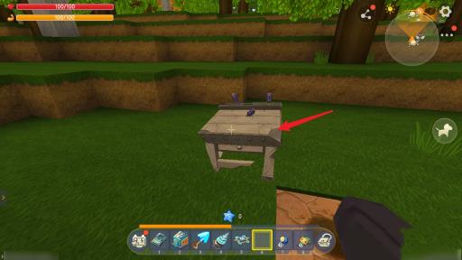 迷你世界怎么做完整的工作台?5