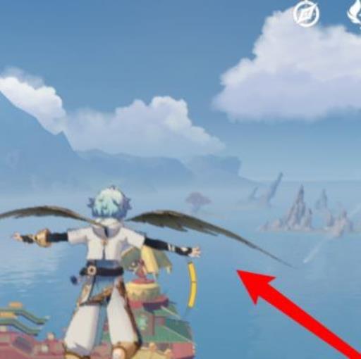 原神与落霞对话怎么上二楼?4