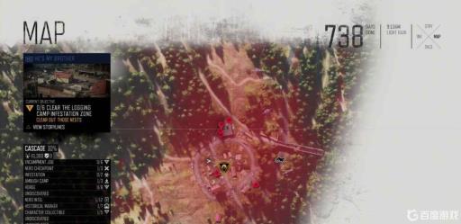 往日不再伯利湖感染区四个位置在哪?2