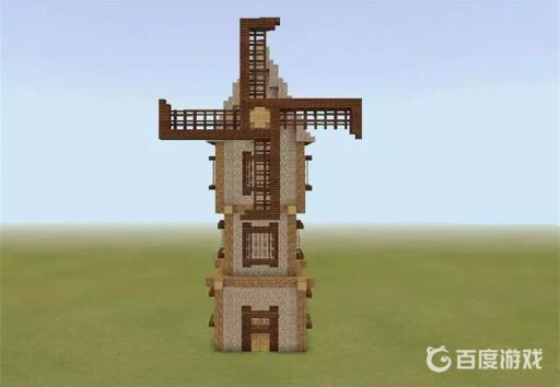 我的世界的风车怎么建造?15