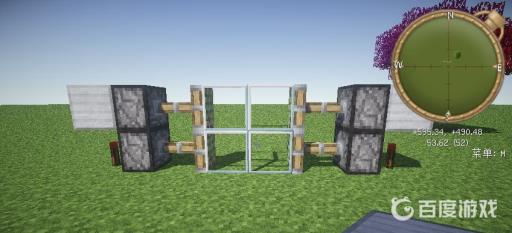 我的世界红石隐藏门怎么制作?3