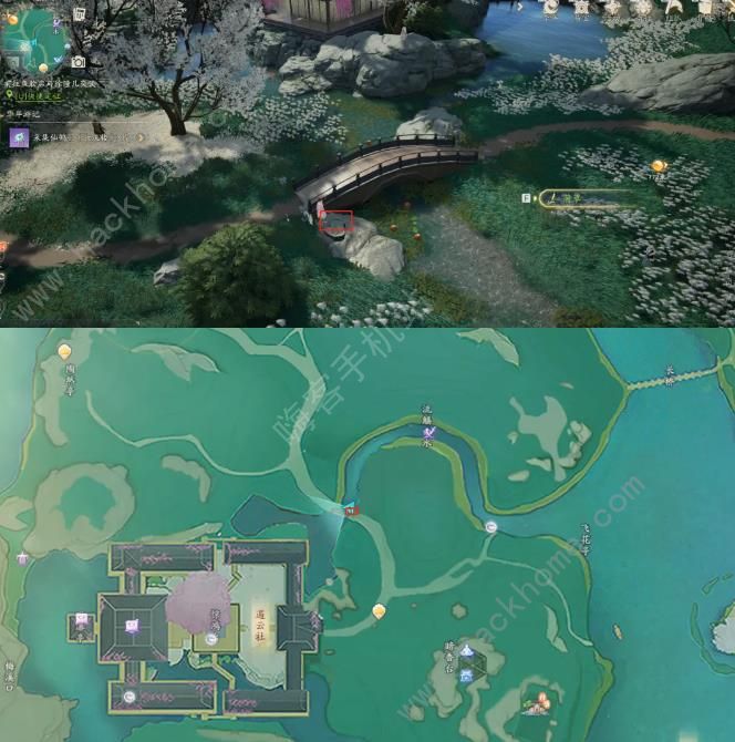 射雕手游梅乌搜奇藏宝图位置大全2