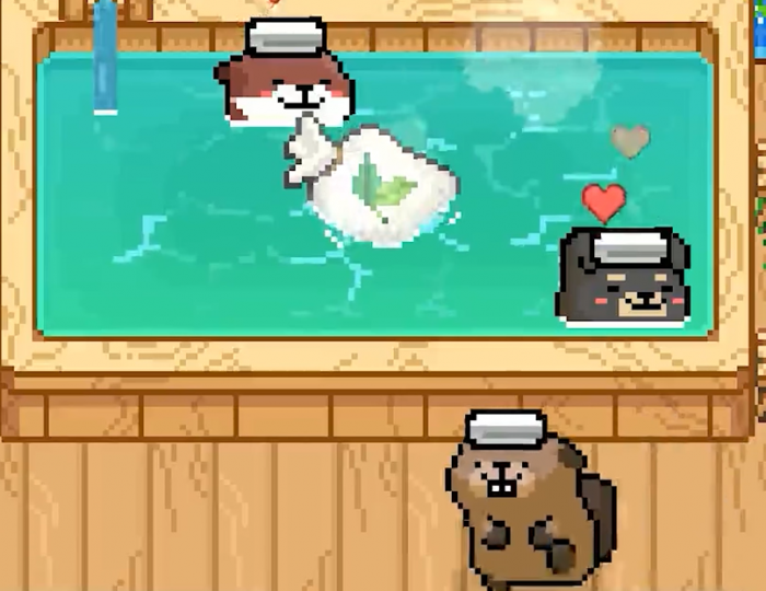 线条小狗动物温泉全周目攻略8