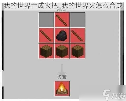 怎么在我的世界制作火把1