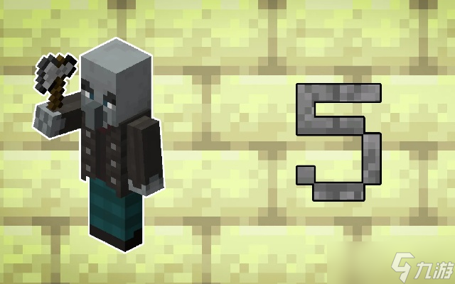 我的世界卫道士怎么打1