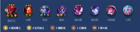 《金铲铲之战》屠龙狂刃奥拉夫阵容玩法攻略2